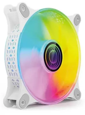 Zdjęcie produktu dla Wentylator Mars Gaming MF3DW ARGB White Ø 12 cm