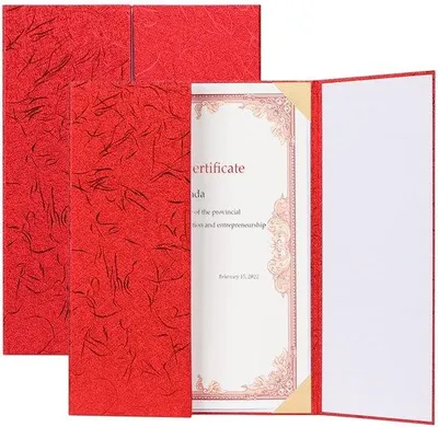 Produktbild von Rote Diplommappe A4 Hardcover Schutz