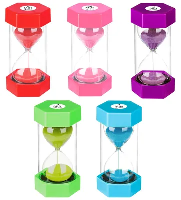 Produktbild von Set mit 5 Sanduhren für 1, 3, 5, 10 und 30 Minuten