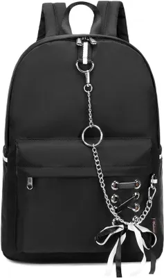 Produktbild von Schwarzer Schulrucksack für Mädchen und Jungen