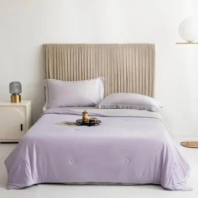 Zdjęcie produktu dla Koc chłodzący SleepCool™: koc chłodzący, kołdra letnia, pościel letnia: lawenda / 150 x 200 cm