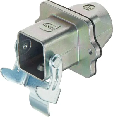 Produktbild von HARTING Han 3A EMV Wanddurchführung gerade, 1xM20 gerader Kabelabgang, mit 1 Bügel - 1 Stück