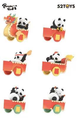 Image de Assortiment de figurines Panda Roll Blind Box « Course de bateaux-dragons » 10 cm (4)
