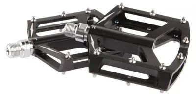 Produktbild von Tecora e Pedale BMX Downhill ATB Flach mit Pedalstiften Schwarz