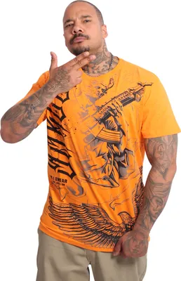 Produktbild von Yakuza Herren Swear Regular T-Shirt, Orange Popsicle, S