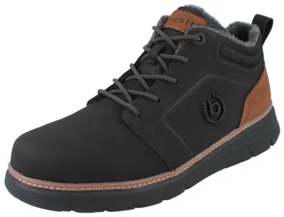 Produktbild von BUGATTI Herren Winterstiefel gefüttert schwarz Kunstleder - Größe: 46