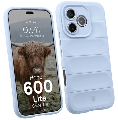 Produktbild von Robuste Handyhülle für Honor 600 Lite 5G, Bizon Case Tur, Hellblau