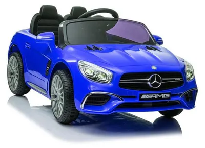 Produktbild von Leantoys Batterie Auto Mercedes SL65 S Blau lackiert LCD