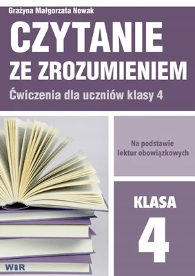 Zdjęcie produktu dla Czytanie ze zrozumieniem. Ćwiczenia dla uczniów klasy 4