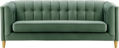 Produktbild von SLF24 - Dreisitzer-Sofa Sodre - schmutziges Himmelblau - Velluto 12