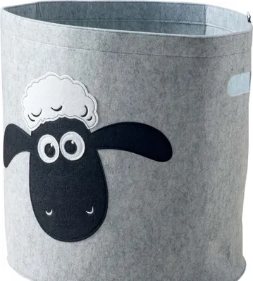 Produktbild von Lifeney meets "Shaun das Schaf" Aufbewahrungskorb zusammenfaltbar für Kinder  ca. 43,5 x 46 cm