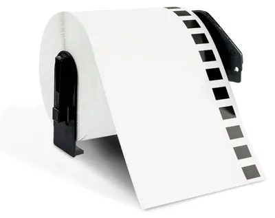 Produktbild von Brother DK-11207 kompatible Etikettenrollen 58 mm x 58 mm, 100 Etiketten pro Rolle