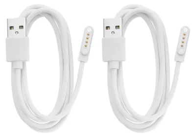 Immagine prodotto di EMSea, 2 cavi USB da 4 pin per smartwatch, caricabatterie compatibile con smartwatch