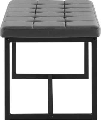 Produktbild von CLIPOP Gepolsterte Sitzbank,für Esszimmer,Flur, 100 cm, Grau