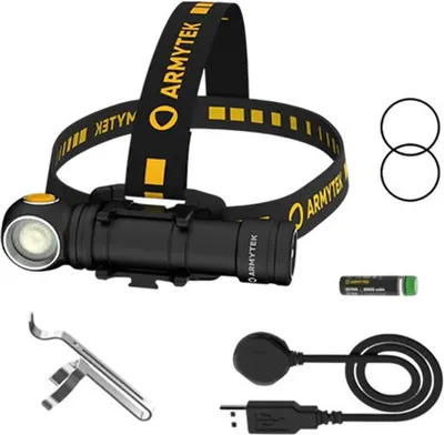 Obrázok produktu pre Armytek Teplá biela LED čelovka Wizard C2 Pro Max XHP70.2 Warm 3720 Lumen Svietidlo s USB dobíjaním