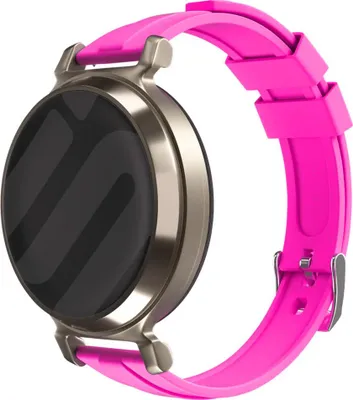 Produktbild von Strap-it Silikon-Smartwatch-Armband 14 mm - Lila-rosa flexibles Uhrenarmband, passend für die Garmin Lily 2 (nicht die erste Version)