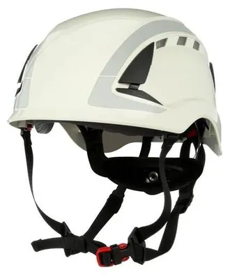 Image de 3M X5001V-CE Casque de protection avec détecteur d'UV, réfléchissant, ventilé Blanc EN 397, EN 12492 (X5001V-CE)
