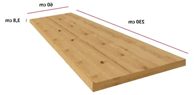 Produktbild von Küchenarbeitsplatte 230 cm 38 mm Eiche Artisan