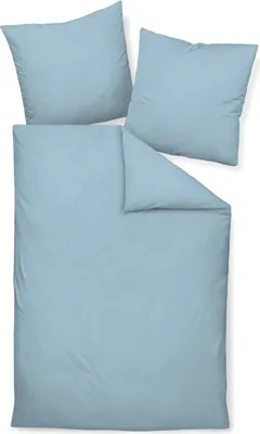Produktbild von Janine Mako-Satin Kissenhülle Kiss. 40x60 1 teilig  Colors 31001-32-640 perlblau