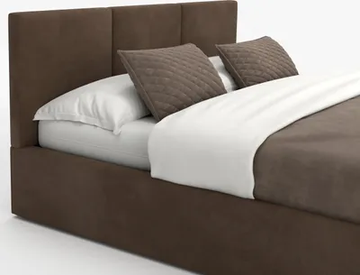 Produktbild von Muralo POLSTERBETT für Schlafzimmer Stoffbett Bett mit Container Doppelbett Modernes Design Braun 140cmx200cm