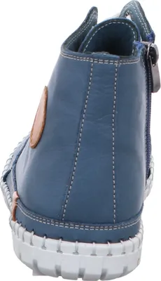 Produktbild von Gemini Damen Schnürboot Reißverschluss High Top Sneaker Stiefelette 395160-02, Größe:41 EU, Farbe:Mehrfarbig