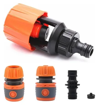 Zdjęcie produktu dla Adapter do kranu kuchennego z końcówką i szybkozłączką 3szt zestaw