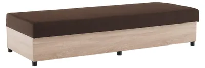 Obrázok produktu pre Kondela Jednolôžková posteľ (váľanda) s úložným priestorom Konri - dub sonoma / hnedá