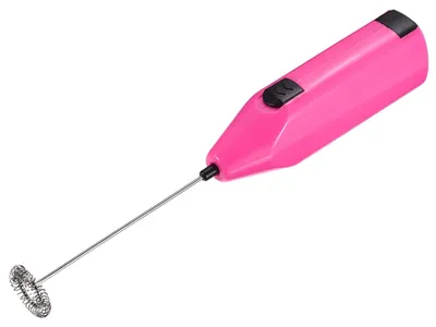 Produktbild von Elektrischer Milchaufschäumer - Stab-Schneebesen - Tragbar - Rosa