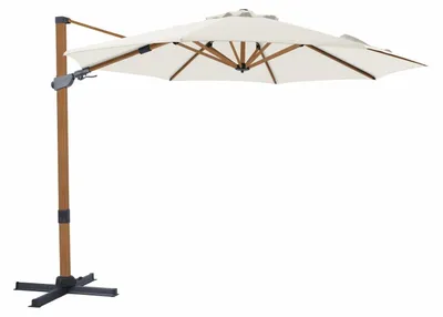 Produktbild von Axi Ampelschirm Cyrus Sonnenschirm 300x300x250 cm rund Beige