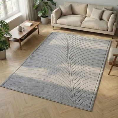 Image de Carpetsale24 Tapis d’Extérieur Design Boho Moderne Effet 3D Résistant aux UV Idéal pour Terrasse Salon et Cuisine, Taille: 140x200 cm