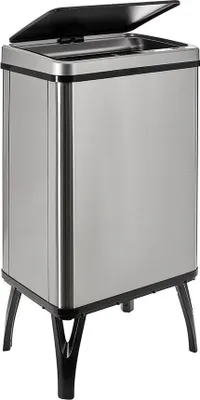 Immagine prodotto di Wellhome Cestino intelligente con apertura automatica e contatto manuale 40l Argento Argento Taglia unica