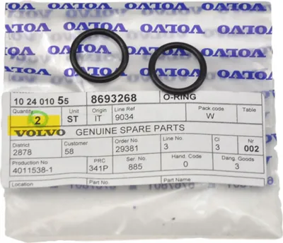 Image de VOLVO S60 V70 XC70 S80 XC90 OE joint de chauffage 8693268