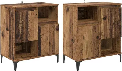 Immagine prodotto di Sideboards 2 pcs Legno vecchio 60 x 35 x 70 cm