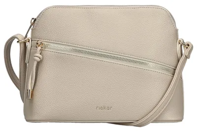 Produktbild von Rieker Damen Umhängetasche unifarben Crossbody H1031, Farbe:Beige