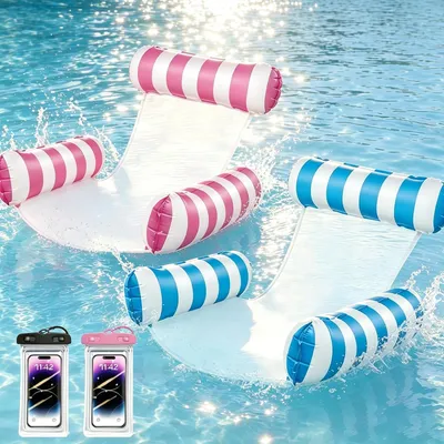 Produktbild von XL 4-in-1 Aufblasbare Poolmatte mit Rückenlehne und Armlehnen