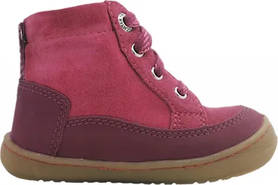 Imagen del producto de Richter: Zapatos para niñas, botines con cordones, ideales para aprender a caminar, color rojo, para uso diario