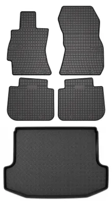 Obrázek produktu pro Gumové autokoberce SolidPRO + vana kufru pro: Subaru Legacy IV B4 2006-2009 sedan 5 ks – Wielganizator