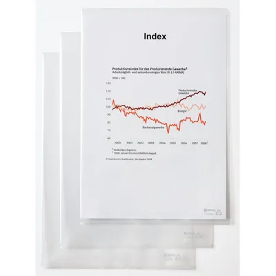 Immagine prodotto di Foglio standard HETZEL, A4, PP, grana, 0,11 mm