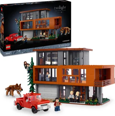 Produktbild von LEGO Ideas Das Haus der Cullens aus Twilight, Sammler- und Erinnerungsstück zum Film; Vampir-Deko, 7 Minifiguren, darunter auch Bella Swan, Geschenk für erwachsene Fans - 21354