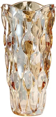 Glasblumenvasen, modern, minimalistisch, 24 cm, Handarbeit