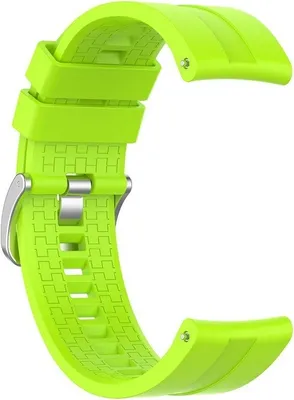 Produktbild von BStrap Silicone Cube Armband für Samsung Galaxy Watch 3 45mm, fruit Green