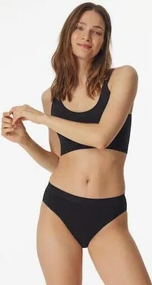 Produktbild von Schiesser Damen Rio Slip S  schwarz Stück