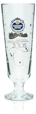 Produktbild von Schneider Weisse Bierglas 0,5l Bierpokal Ereignisse 2005 Sonderedition Gläser