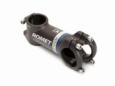 Produktbild von Romet Ahead Vorbau 1 1/8 Zoll 90 mm 31,8mm Lenkerklemmung 3D Aluminium °8 Romet, Blau-Schwarz