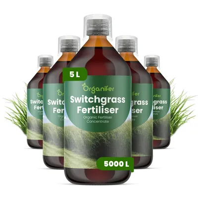 Produktbild von Flüssigdünger Für Switchgrass 5x1L – 2-1-8 NPK – Flüssig-Pflanzendünger Für Switchgrass – Organifer
