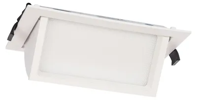Produktbild von LED Downlight Einbaustrahler Schwenkbar Rechteckig 46W Chip  CCT Wählbar 120 lm/W 210X125 mm No Flicker 3000K - 4000K - 6000K Wählbar