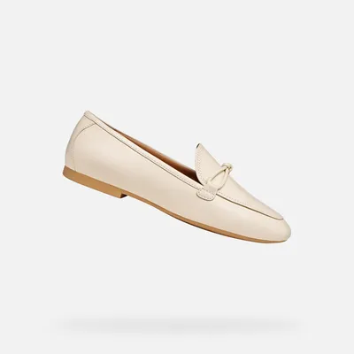 Produktbild von Geox Neue Palmaria Damen-Mokassins in Creme 37,5