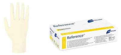 Produktbild von Reference™Untersuchungshandschuh aus Latex, gepudert, X-Small (5,5) | Packung (100 Stück)