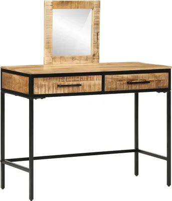 Produktbild von "im  " Schminktisch Braun 100x40x120 cm Massivholz Mango - Schminktische CC17190