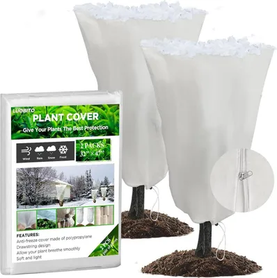 Produktbild von Winterschutz Wintervlies 2 Stück 80 x 120cm Pflanzen Frostschutz